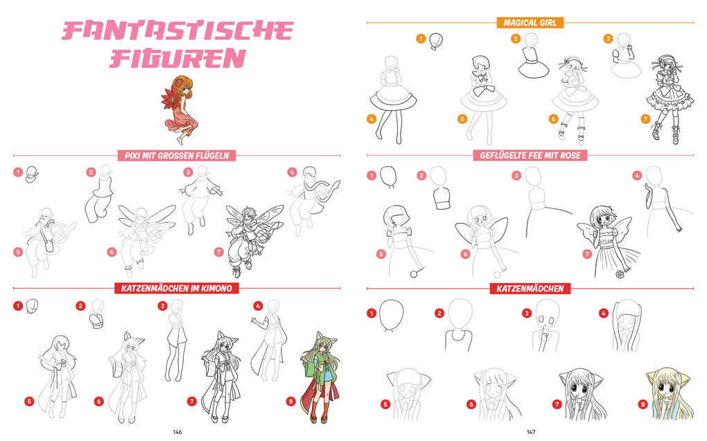 Weitere Ansicht: Die ultimative Motiv-Bibliothek - 1000 x Manga zeichnen | Lise Herzog