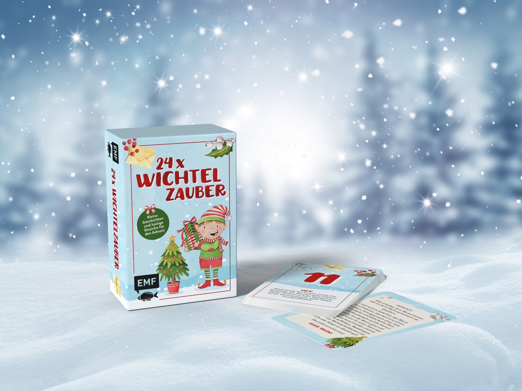 Weitere Ansicht: Adventskalender-Kartenset: 24 x Wichtelzauber | Nicola Berger