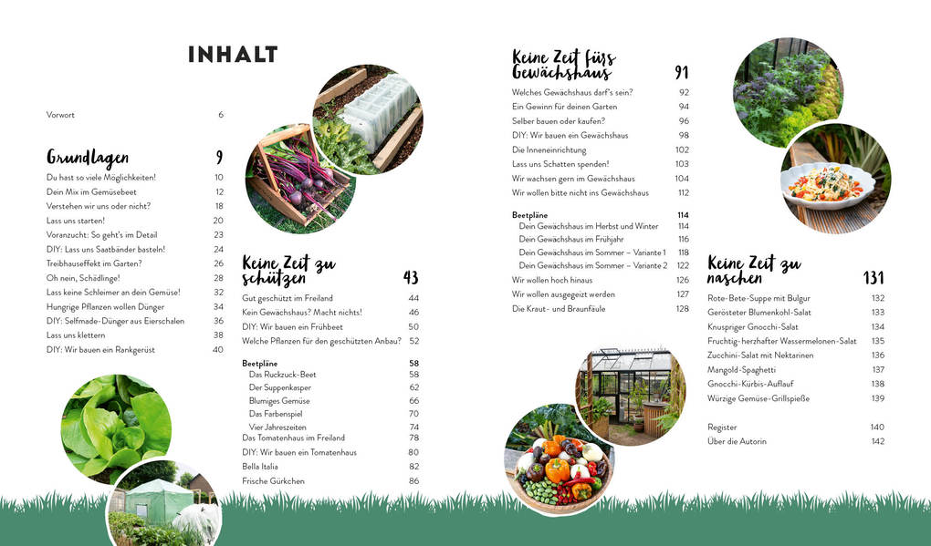 Weitere Ansicht: Keine Zeit zu gärtnern - Gemüse länger ernten in Gewächshaus, Frühbeet & Co. | Jessica Achtsnicht