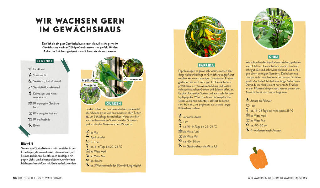 Weitere Ansicht: Keine Zeit zu gärtnern - Gemüse länger ernten in Gewächshaus, Frühbeet & Co. | Jessica Achtsnicht