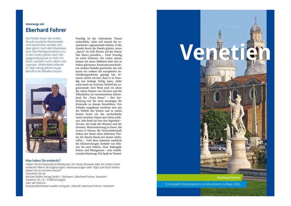 Weitere Ansicht: MICHAEL MÜLLER REISEFÜHRER Venetien | Eberhard Fohrer
