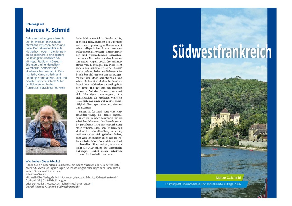 Weitere Ansicht: MICHAEL MÜLLER REISEFÜHRER Südwestfrankreich | Marcus X Schmid