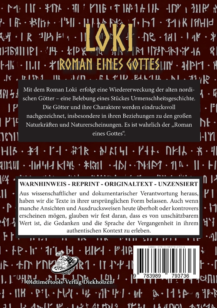 Weitere Ansicht: Loki - Roman eines Gottes | Ludwig Jacobowski