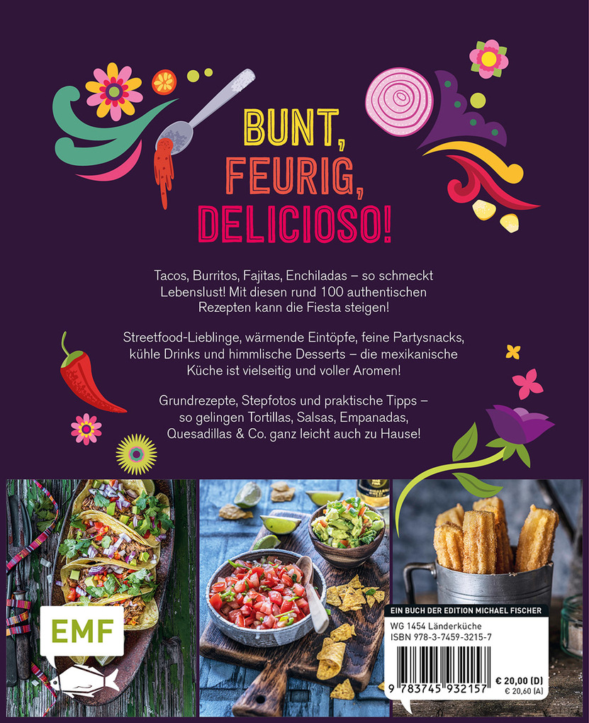 Weitere Ansicht: Fiesta - Das Mexiko-Kochbuch - mit edler Ausstattung und Farbschnitt | Tanja Dusy