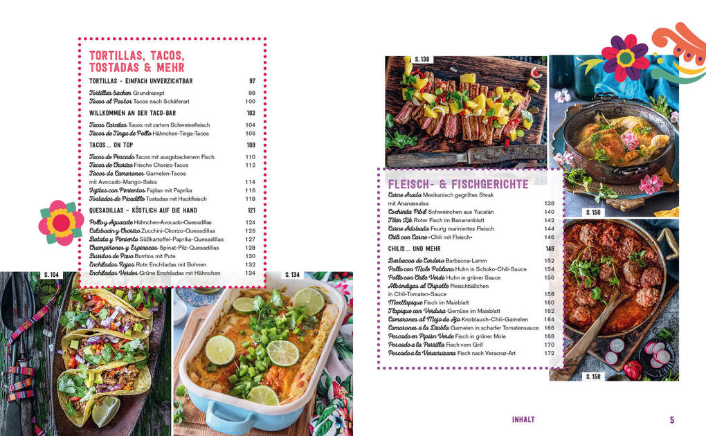 Weitere Ansicht: Fiesta - Das Mexiko-Kochbuch - mit edler Ausstattung und Farbschnitt | Tanja Dusy