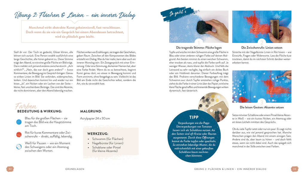 Weitere Ansicht: Frei und fließend malen | Petra Thölken