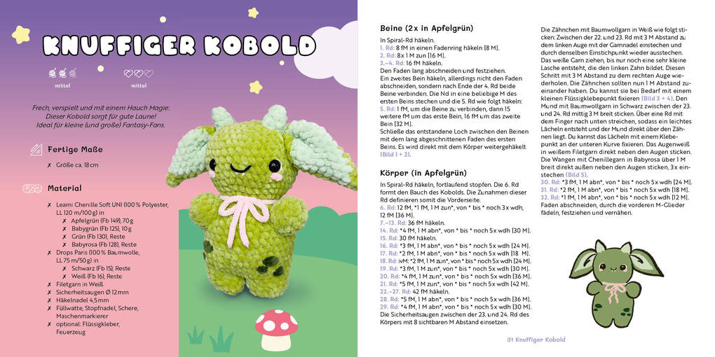 Weitere Ansicht: Cozy Crochet - Magical Cuties: Zauberhafte Amigurumis häkeln mit @crochetbyjanina | Janina Grieß