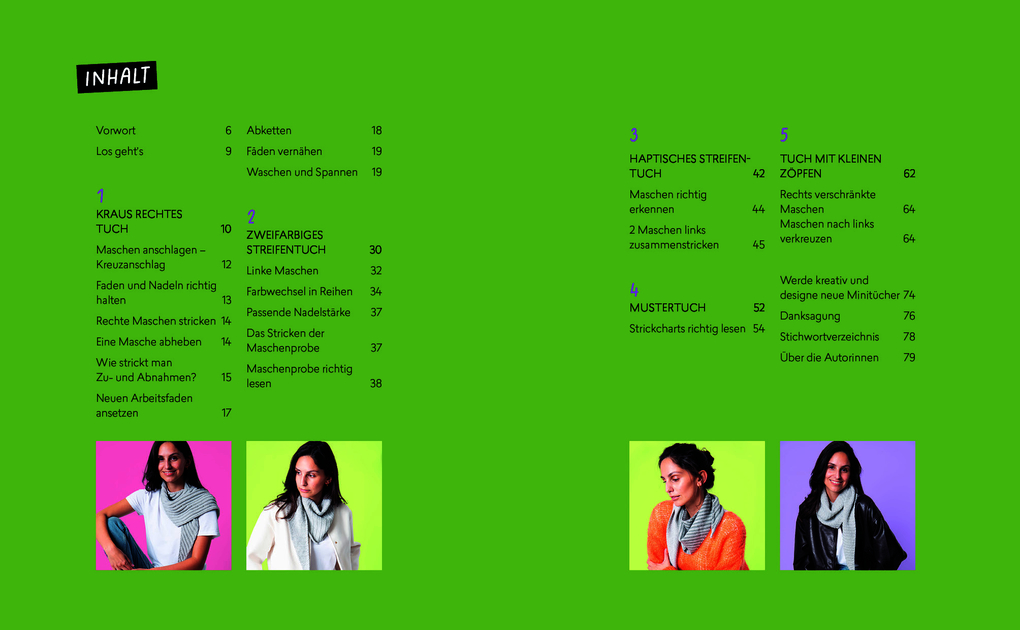 Weitere Ansicht: Love to knit: Stricken lernen mit Mini-Tüchern von @maschenfein | Marisa Nöldeke, Sandra Groll, Lisa Kirchhoff