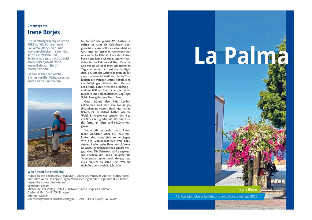 Weitere Ansicht: MICHAEL MÜLLER REISEFÜHRER La Palma | Irene Börjes