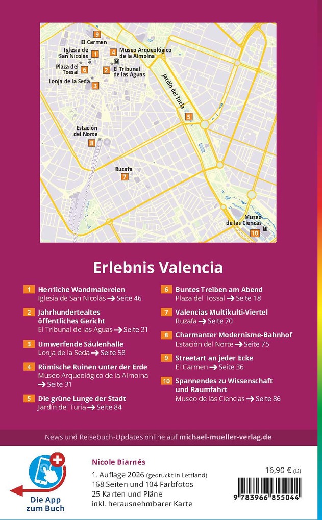 Weitere Ansicht: MICHAEL MÜLLER Reiseführer Valencia MM-City | Nicole Biarnés