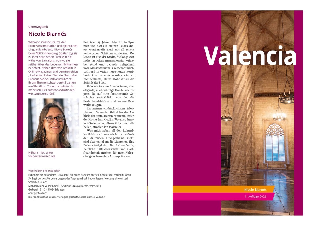 Weitere Ansicht: MICHAEL MÜLLER Reiseführer Valencia MM-City | Nicole Biarnés