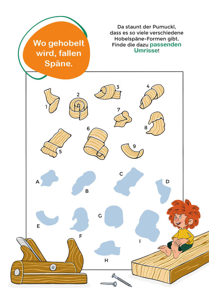 Weitere Ansicht: Lern-Spiel-Spaß mit Pumuckl - Mein Vorschulblock: Formen, Mengen und Laute