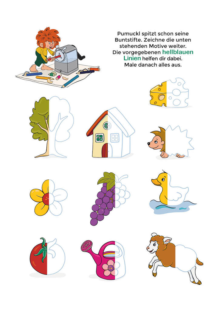 Weitere Ansicht: Lern-Spiel-Spaß mit Pumuckl - Mein Vorschulblock: Formen, Mengen und Laute