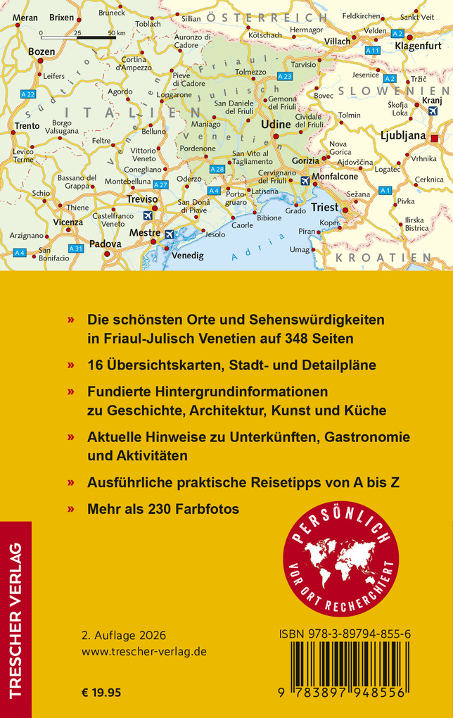 Weitere Ansicht: TRESCHER Reiseführer Friaul - Julisch Venetien | Sabine Herre