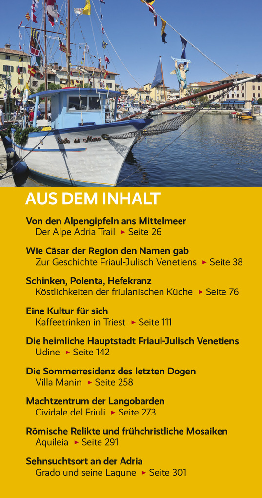 Weitere Ansicht: TRESCHER Reiseführer Friaul - Julisch Venetien | Sabine Herre