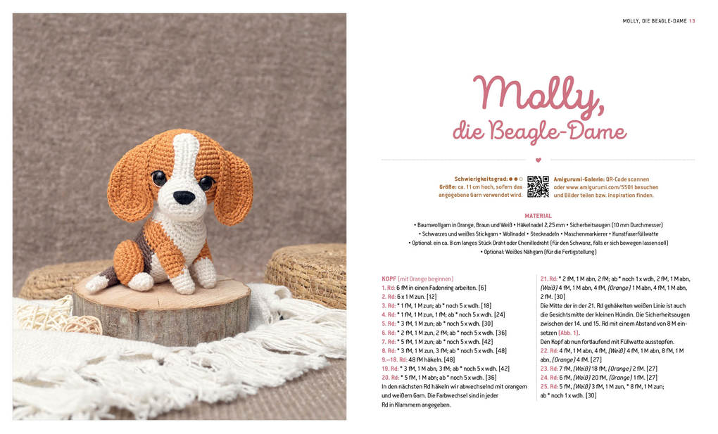 Weitere Ansicht: Süße Pfötchen - Hunde und Katzen als Amigurumis häkeln | Banga Vaicekauskien