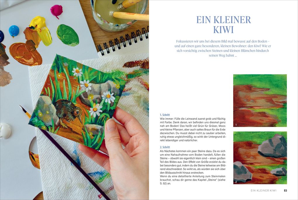Weitere Ansicht: Shanias magisches Acryl-Atelier: Malen auf Mini-Leinwänden | Shania Bos