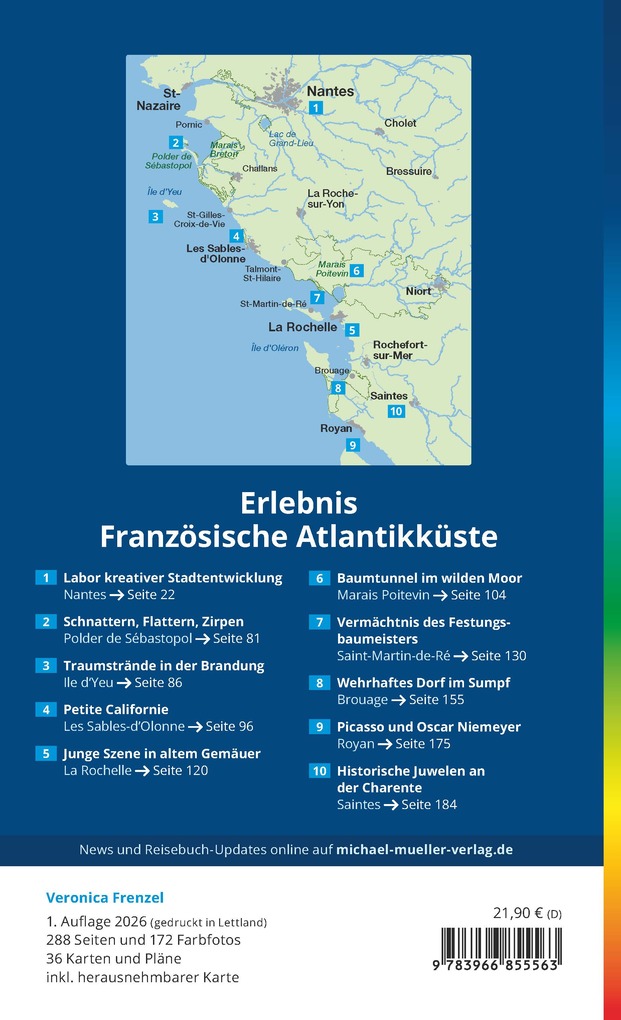 Weitere Ansicht: MICHAEL MÜLLER Reiseführer Französische Atlantikküste | Veronica Frenzel
