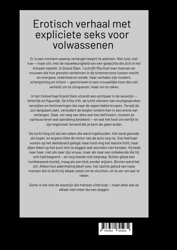 Weitere Ansicht: Grand Slam. 1 | Mia Graf