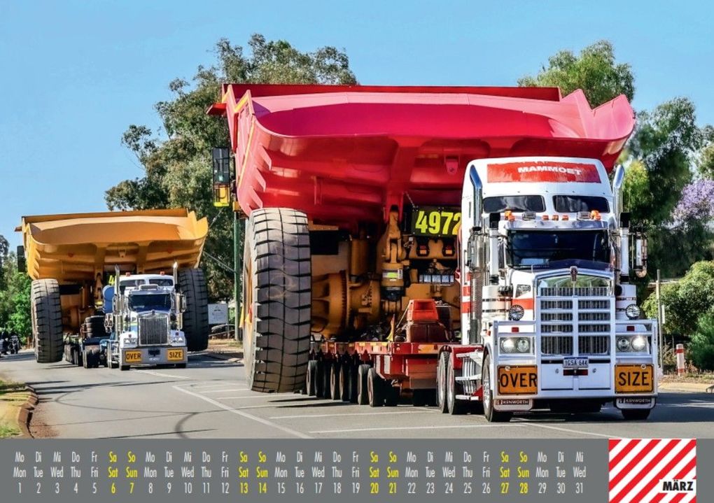 Weitere Ansicht: Schwertransporter Kalender 2027