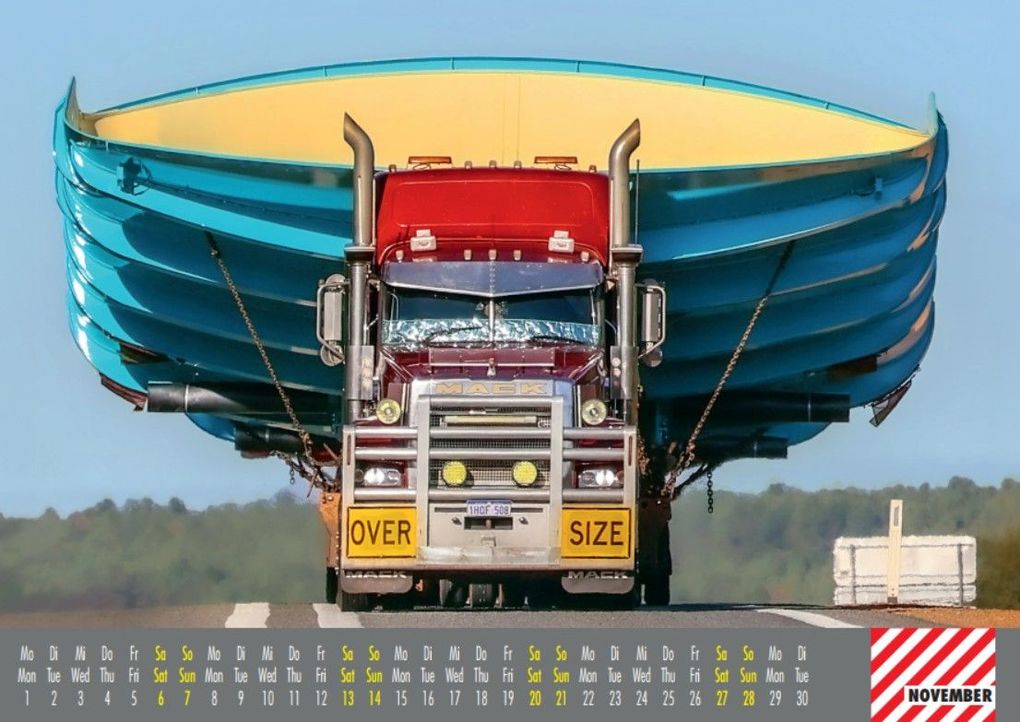 Weitere Ansicht: Schwertransporter Kalender 2027