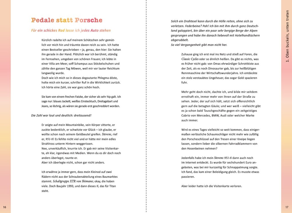 Weitere Ansicht: Nur über meine Speiche | Michael Schophaus