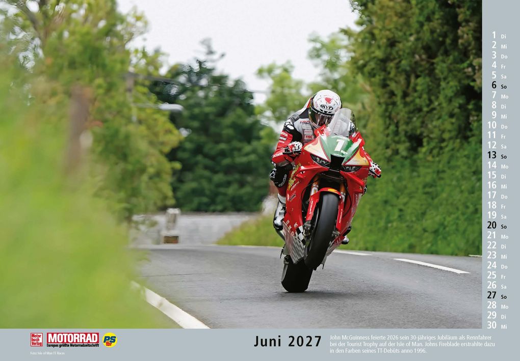 Weitere Ansicht: Motorrad Kalender 2027