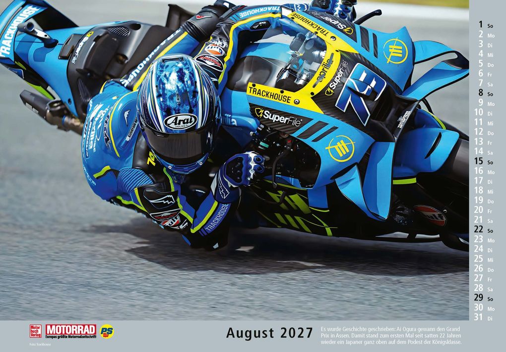 Weitere Ansicht: Motorrad Kalender 2027