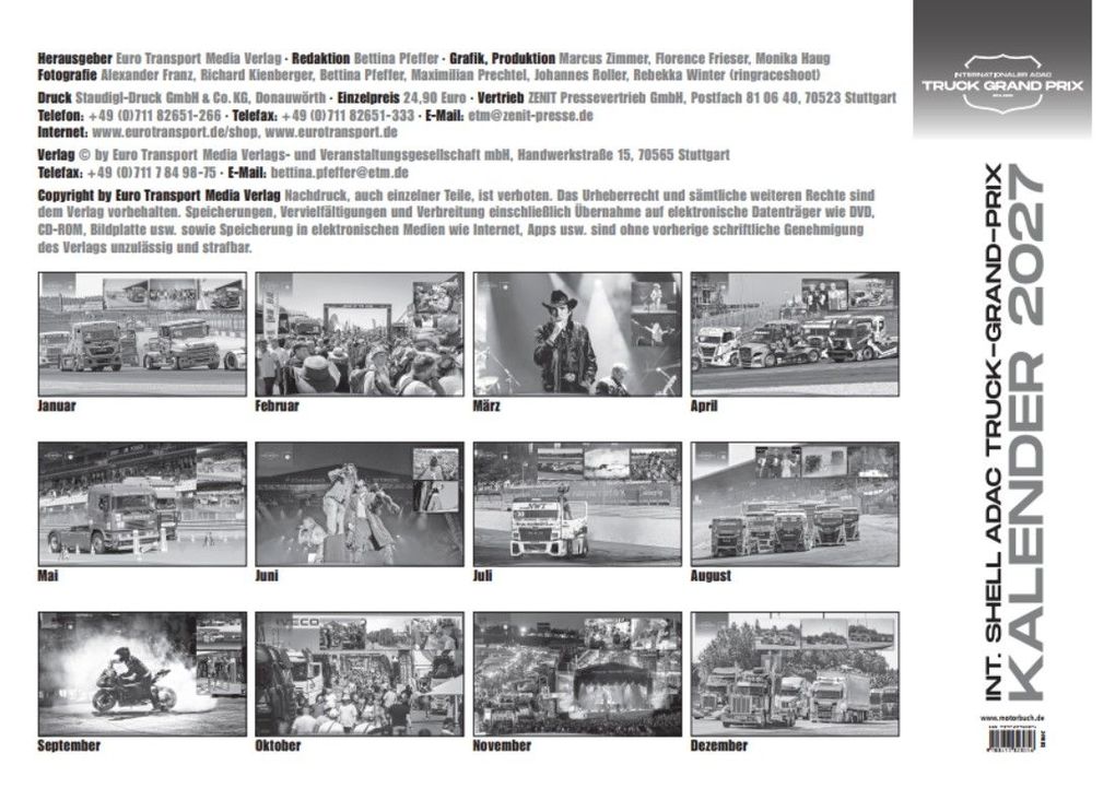 Weitere Ansicht: Truck Grand Prix Kalender 2027