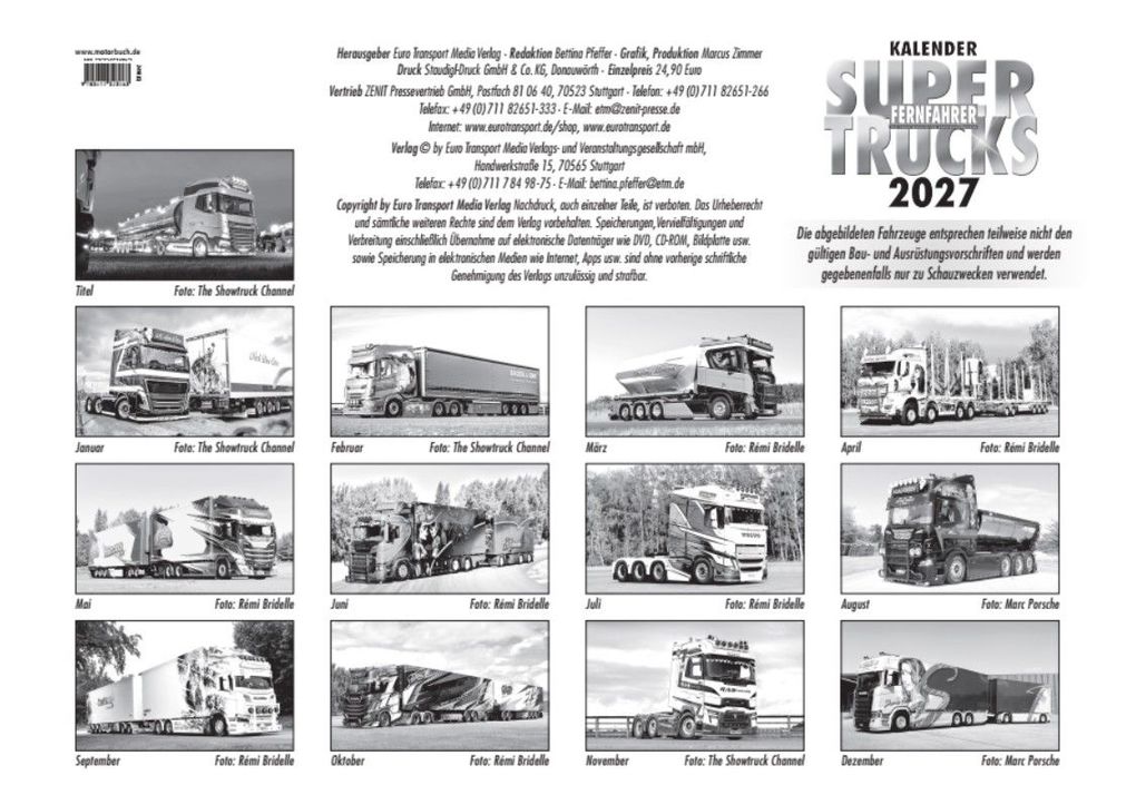 Weitere Ansicht: Supertrucks Kalender 2027