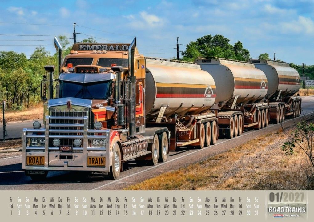 Weitere Ansicht: Roadtrains Kalender 2027