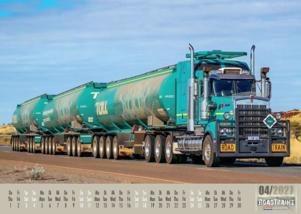 Weitere Ansicht: Roadtrains Kalender 2027