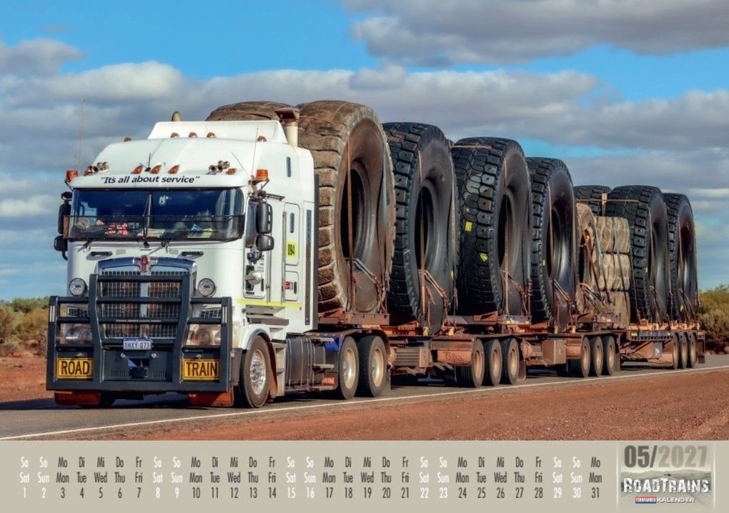 Weitere Ansicht: Roadtrains Kalender 2027