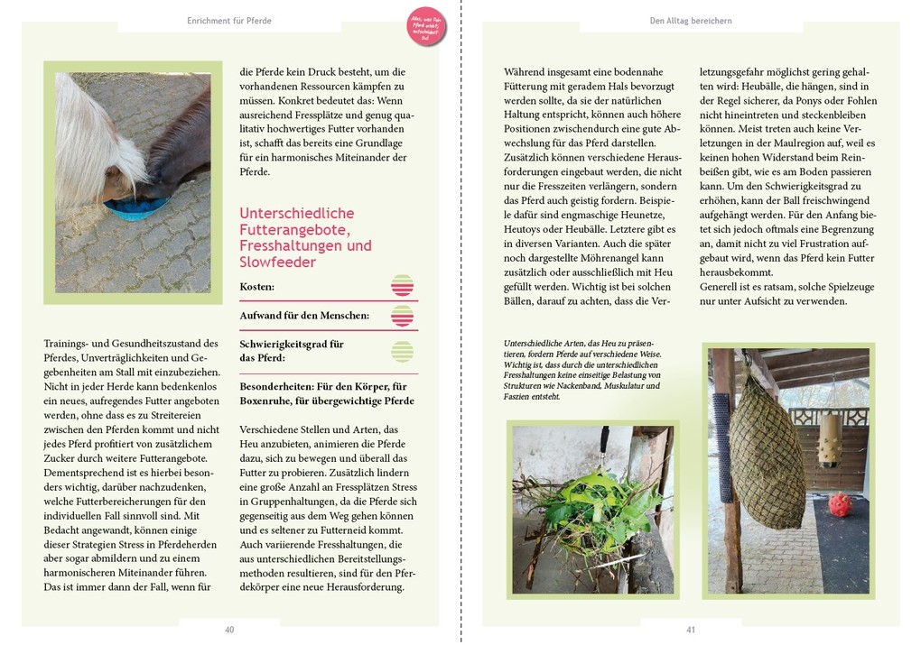 Weitere Ansicht: Enrichment für Pferde | Britta Gockel, Carina Warnstädt