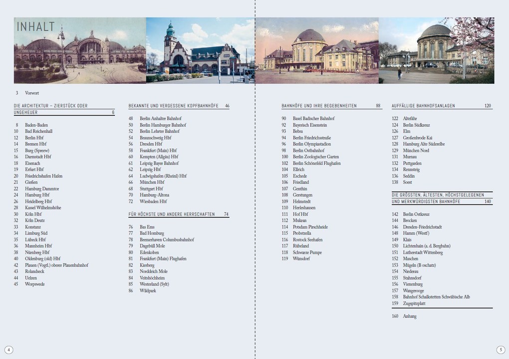 Weitere Ansicht: 100 deutsche Bahnhöfe, die man kennen muss: markante und beliebte Bahnhöfe in Deutschland - Von Westerland bis Zugspitzplatt | Erich Preuß