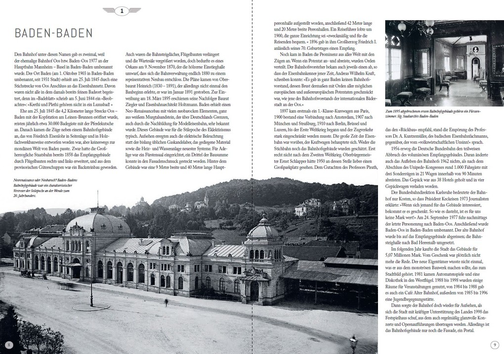 Weitere Ansicht: 100 deutsche Bahnhöfe, die man kennen muss: markante und beliebte Bahnhöfe in Deutschland - Von Westerland bis Zugspitzplatt | Erich Preuß