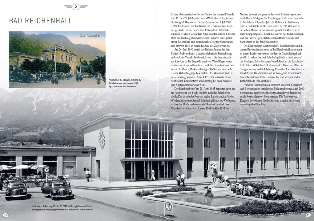 Weitere Ansicht: 100 deutsche Bahnhöfe, die man kennen muss: markante und beliebte Bahnhöfe in Deutschland - Von Westerland bis Zugspitzplatt | Erich Preuß