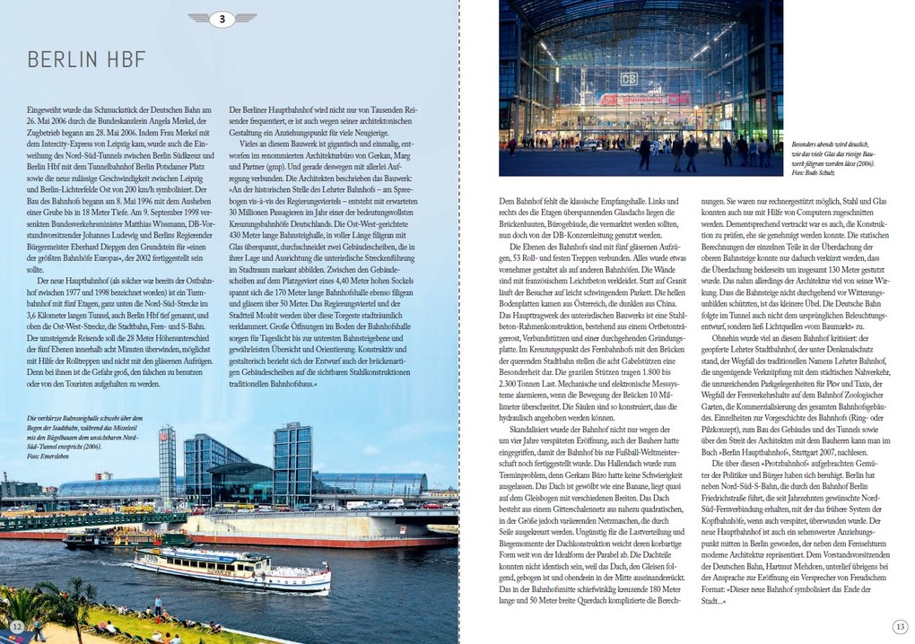 Weitere Ansicht: 100 deutsche Bahnhöfe, die man kennen muss: markante und beliebte Bahnhöfe in Deutschland - Von Westerland bis Zugspitzplatt | Erich Preuß