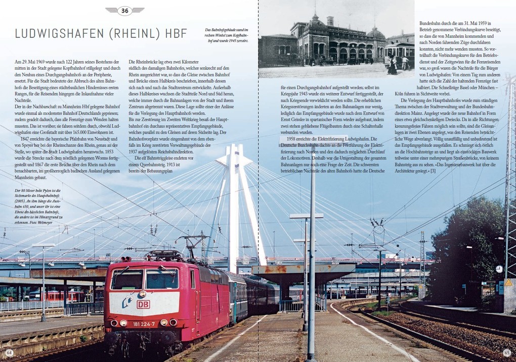 Weitere Ansicht: 100 deutsche Bahnhöfe, die man kennen muss: markante und beliebte Bahnhöfe in Deutschland - Von Westerland bis Zugspitzplatt | Erich Preuß