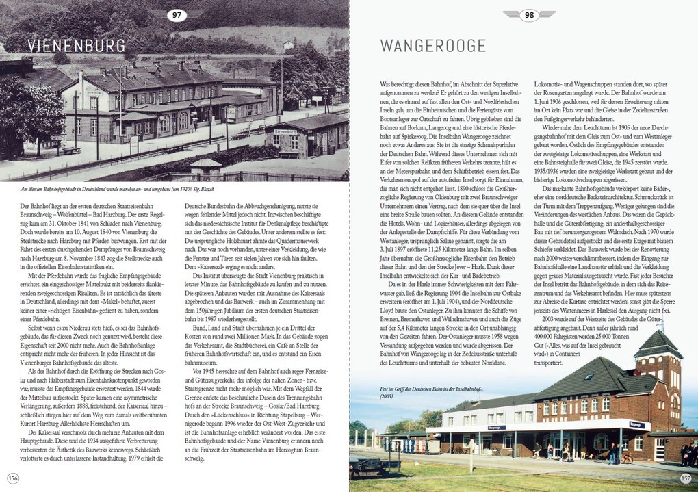 Weitere Ansicht: 100 deutsche Bahnhöfe, die man kennen muss: markante und beliebte Bahnhöfe in Deutschland - Von Westerland bis Zugspitzplatt | Erich Preuß