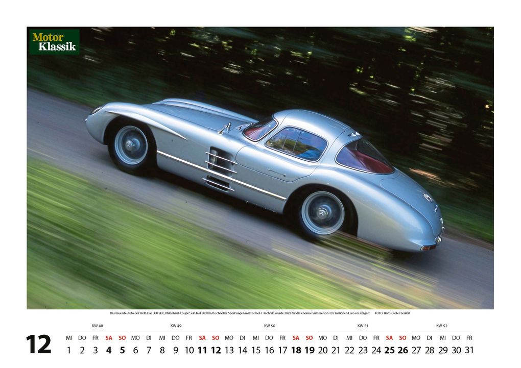Weitere Ansicht: Motor Klassik Kalender 2027