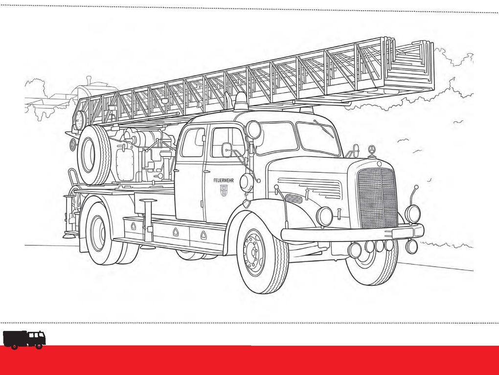 Weitere Ansicht: Feuerwehr Malbuch