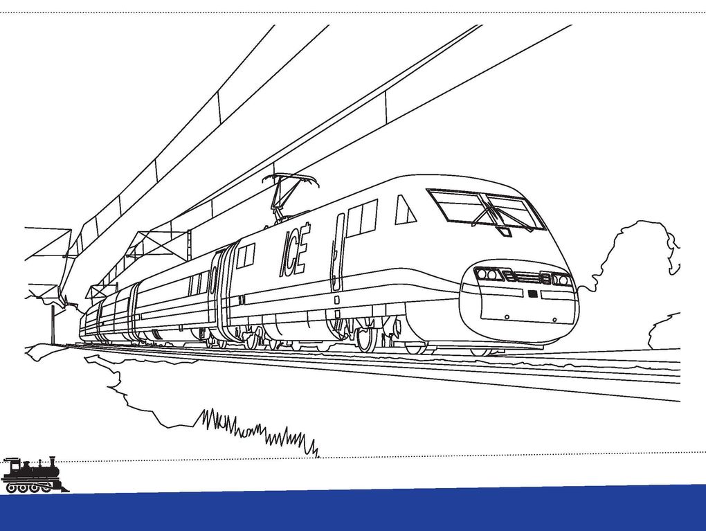Weitere Ansicht: ICE & Co Das Eisenbahn-Malbuch