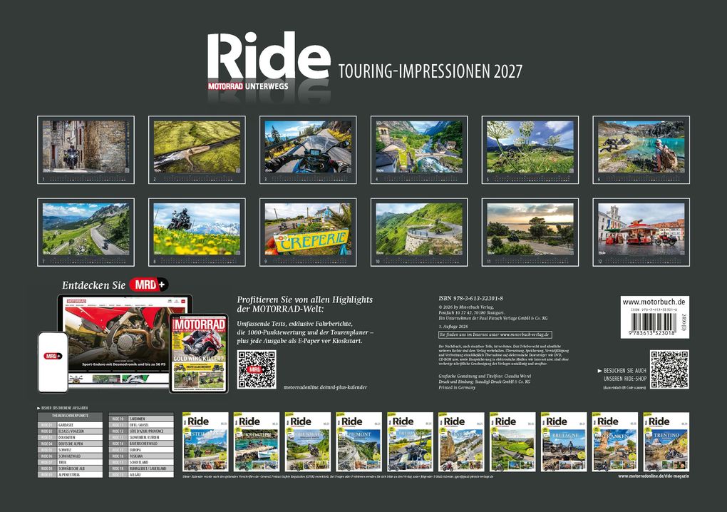 Weitere Ansicht: RIDE - Touring Impressionen 2027
