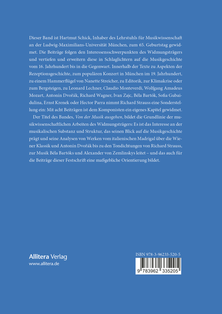 Weitere Ansicht: Von der Musik ausgehen