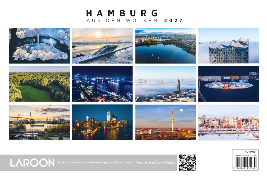 Weitere Ansicht: Hamburg - aus den Wolken 2027