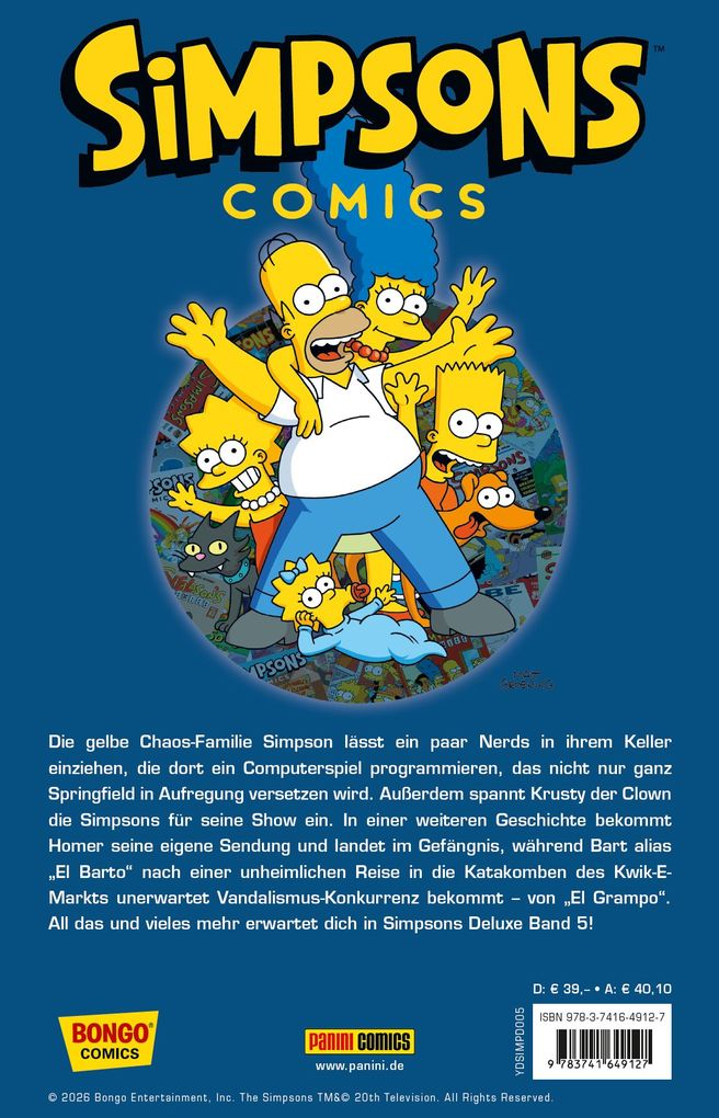 Weitere Ansicht: Die Simpsons Comics Deluxe | Matt Groening