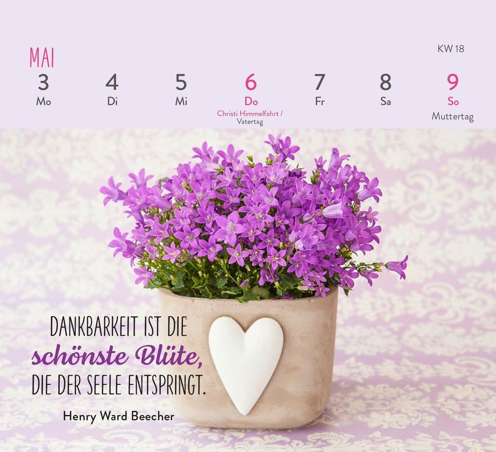 Weitere Ansicht: Mini-Wochenkalender 2027: Herzenswünsche für dich