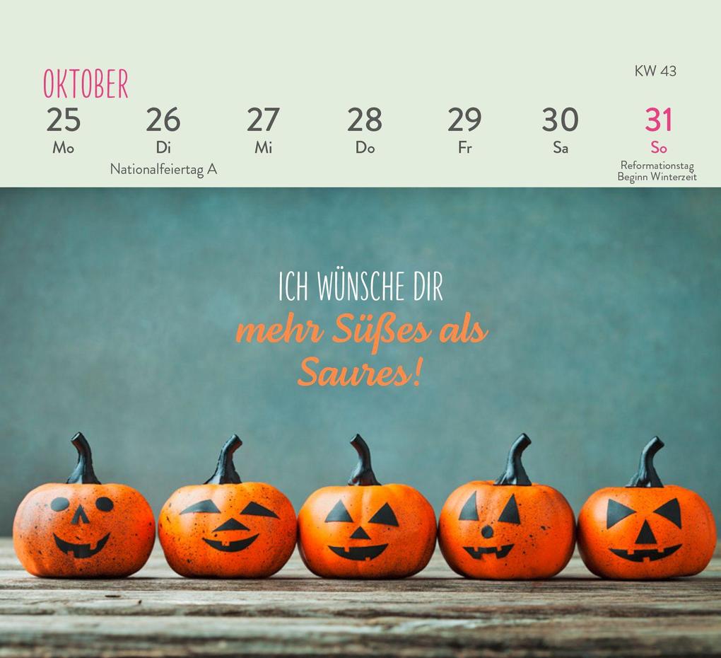 Weitere Ansicht: Mini-Wochenkalender 2027: Herzenswünsche für dich