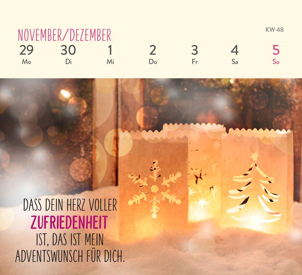 Weitere Ansicht: Mini-Wochenkalender 2027: Herzenswünsche für dich